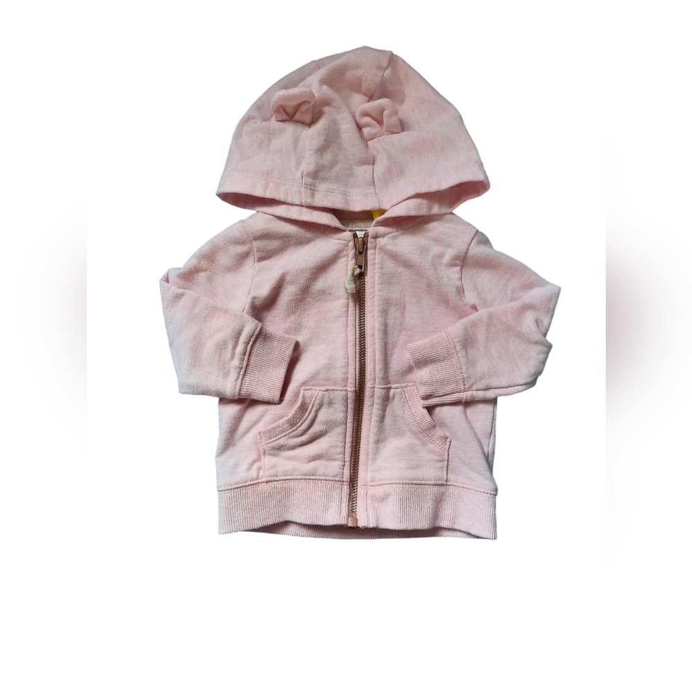 ✅4/25$✅ Carter's 6 months cat‎ ears zip vest